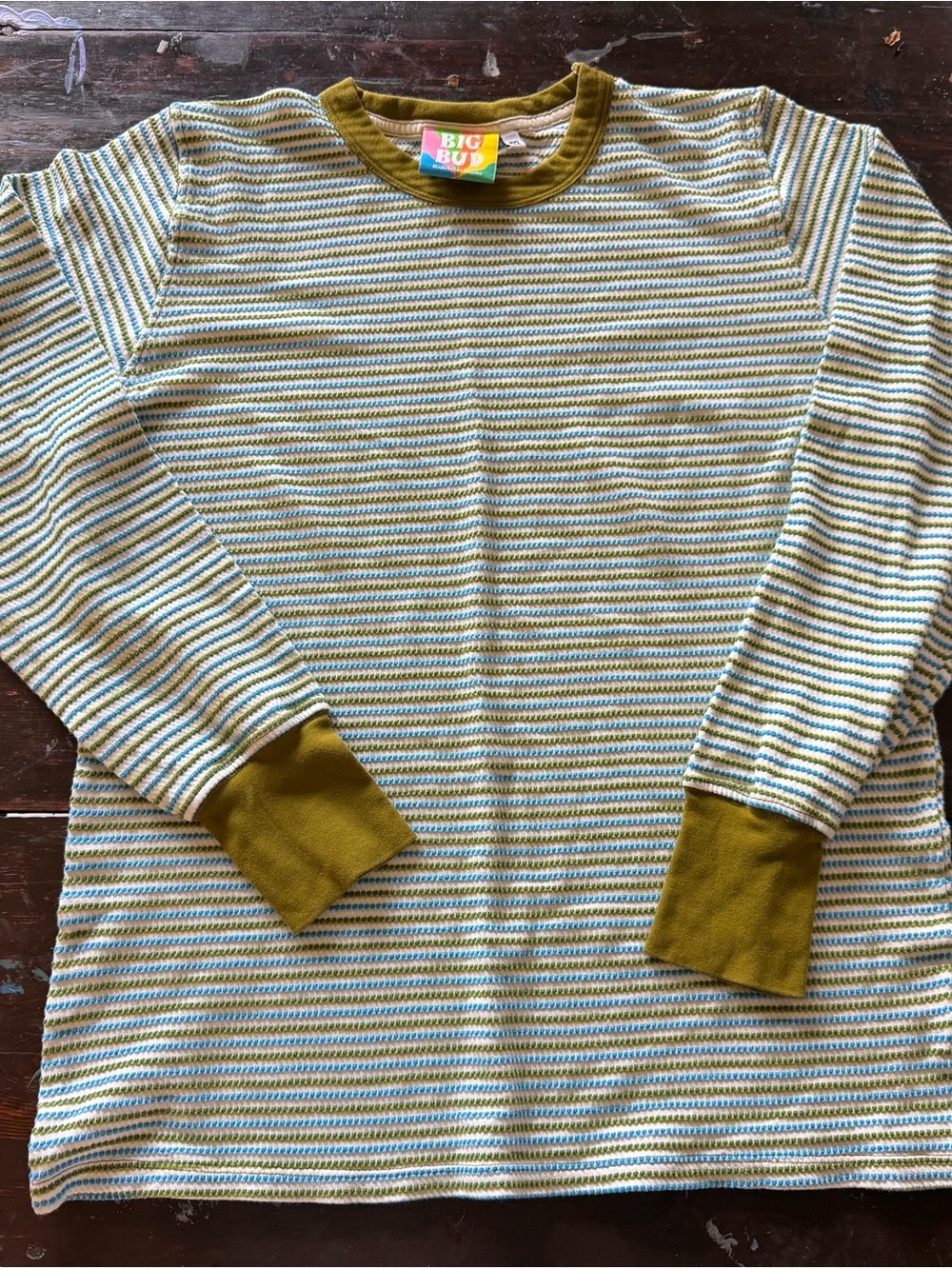 Big Bud Press Unisex Striped Waffle
